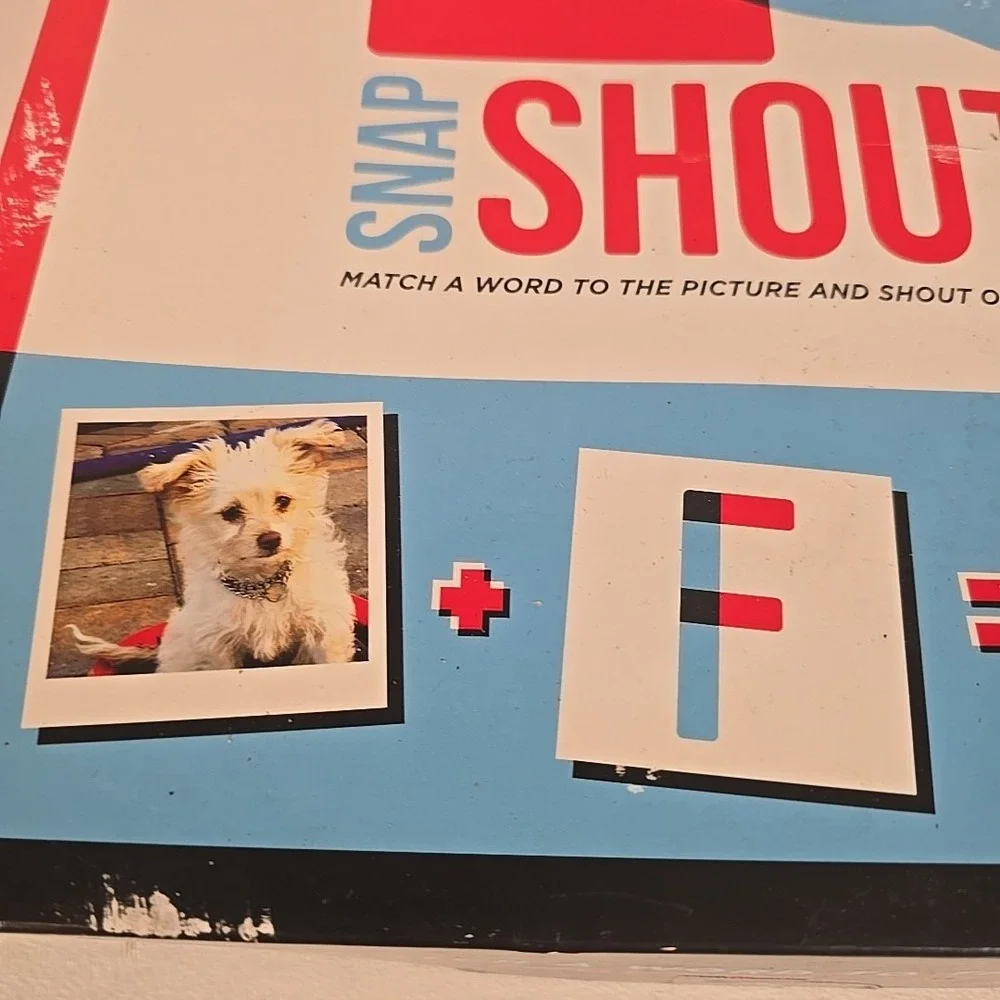 SNAPSHOUTS Very Verbal Party Game 8+, 3-6 Players‎ Word Picture Match